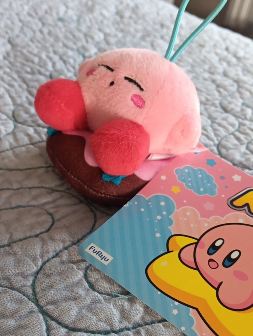 Brand NEW Japanese Collectible Sleepy "Kirby" On A Donut Plushie